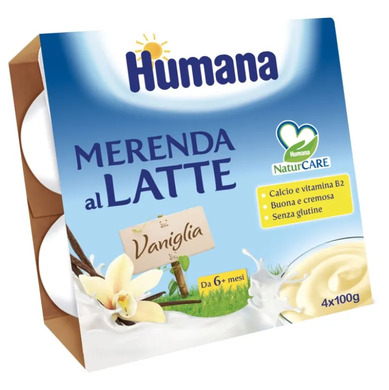 HUMANA Mer.Vaniglia 4x100g