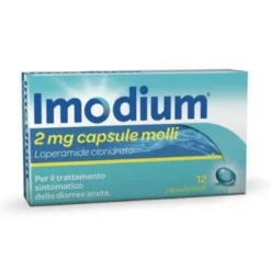 Imodium - Per il trattamento della diarrea acuta - 12 Capsule Molli 2mg