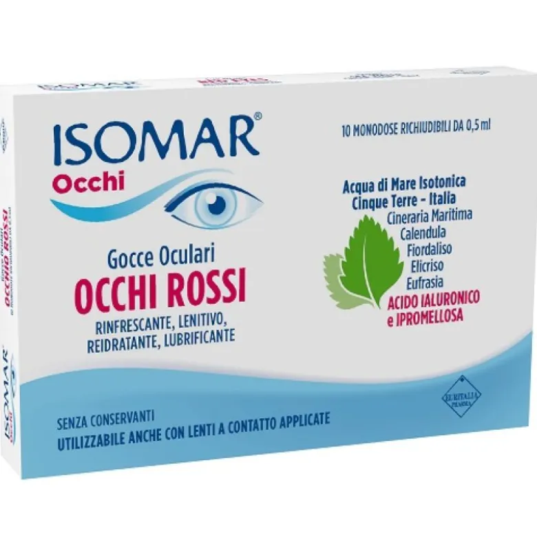 ISOMAR Occhi Rossi 10f.0,2%5ml
