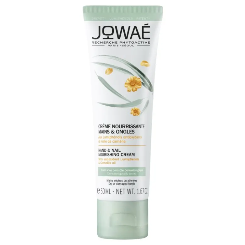Jowae Crema Nutriente Mani e Unghie - Crema elasticizzante per mani secche e screpolate - 50 ml