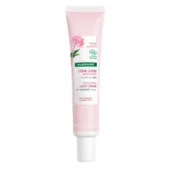 Klorane Crema Leggera Lenitiva Alla Peonia Bio - Crema viso idratante per pelle sensibile - 40 ml
