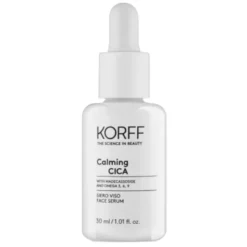Korff Calming Cica Siero Viso Lenitivo - Siero rigenerante per pelle arrossata e irritata - 30 ml