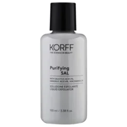 Korff Soluzione Esfoliante Purifying Sal - Trattamento purificante per pelli miste e grasse - 100 ml