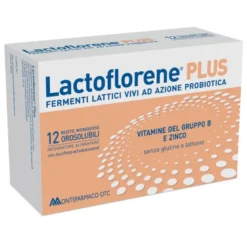 Lactoflorene PLUS - Integratore a base di fermenti lattici vivi - 12 bustine orosolubili