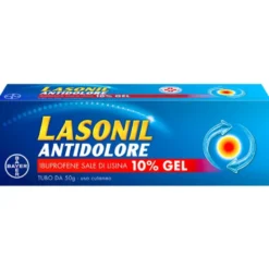 Lasonil Antidolore Gel 10% - Gel antidolorifico per traumi muscolari ed articolari - 50 g