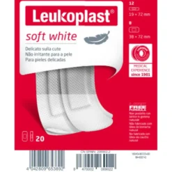 LEUKOPLAST Soft White Ass.20pz