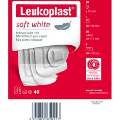 LEUKOPLAST Soft White Ass.40pz