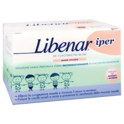 LIBENAR Iper 30 Flaconcini monodose soluzione fisiologica ipertonica sterile 5 ml