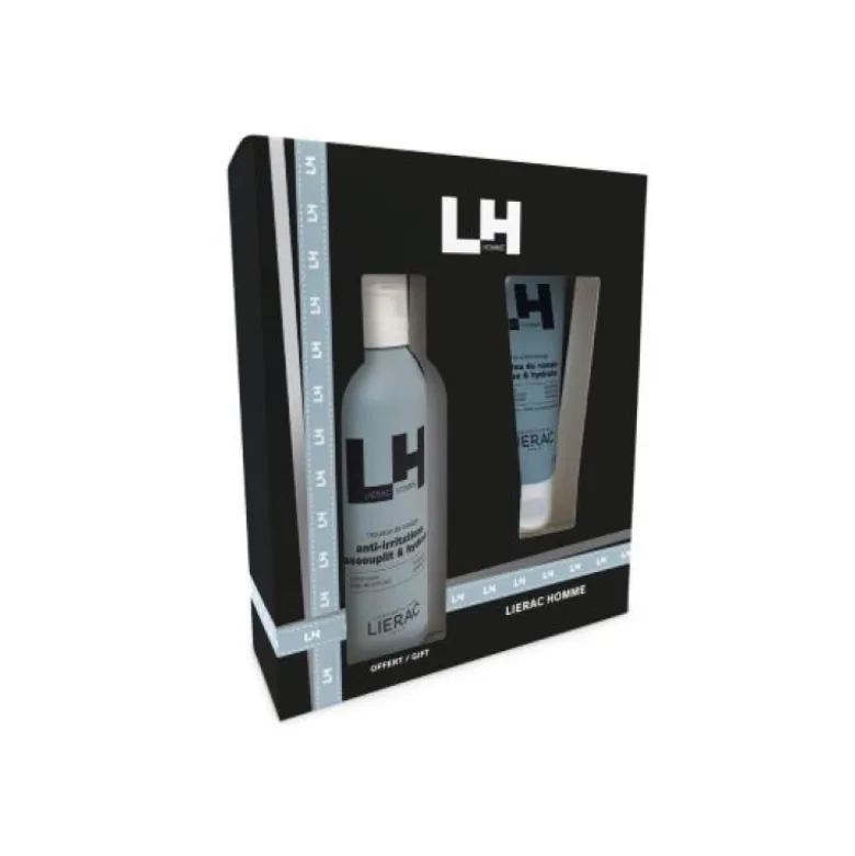 Lierac Cofanetto Homme - Schiuma da barba anti irritazioni 150 ml + Balsamo dopobarba idratante 75 ml