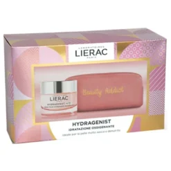 Lierac Cofanetto Hydragenist Nutri Crema Ricca 50ml +pochette velluto rosa