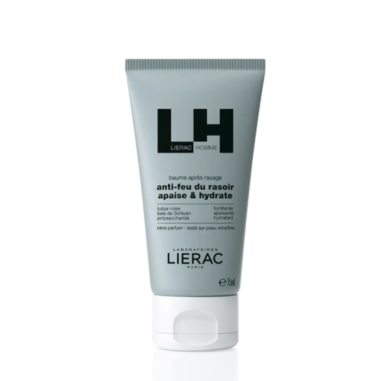 Lierac Homme Balsamo Dopobarba - Ad azione lenitiva ed anti irritazione da rasatura - 75 ml