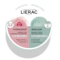 Lierac Mono Mask Hydragenist + Sebologie 2x60ml