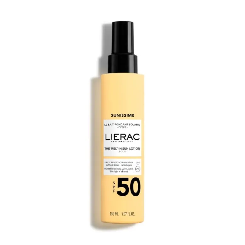 Lierac Sunissime Il Latte Solare Fondente Corpo SPF 50 - Latte protettivo anti-età - 150 ml