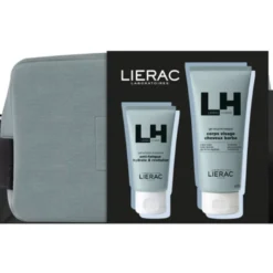 Lierac Trousse Uomo Natale 2024 Gel viso energizzante 50 ml + Gel doccia 50 ml - Idea regalo per lui