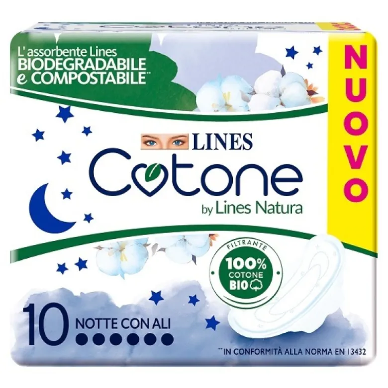 LINES Cotone Bio Ultra Ntt 10P