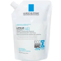 LIPIKAR SYNDET AP+ REFILL LA ROCHE POSAY 400ML - Crema Detergente Pelli Sensibili, Ideale Anche Per Crosta Lattea