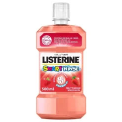 Listerine Smart Rinse Collutorio Bambini - Senza alcol formulato per bambini dai 6 anni - Gusto frutti rossi - 500 ml