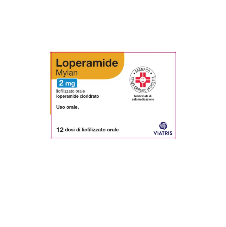 LOPERAMIDE 2mg 12 Dosi MYLAN