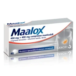 Maalox - Per il trattamento dell'acidità di stomaco occasionale - 40 Compresse Masticabili
