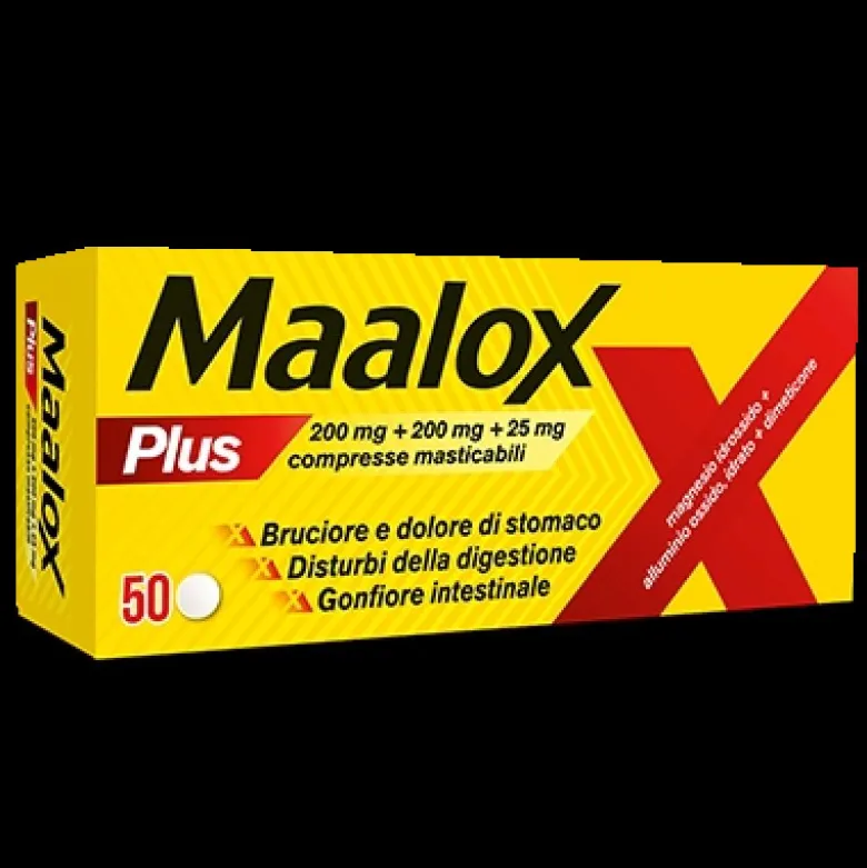 Maalox Plus 50 Compresse Masticabili