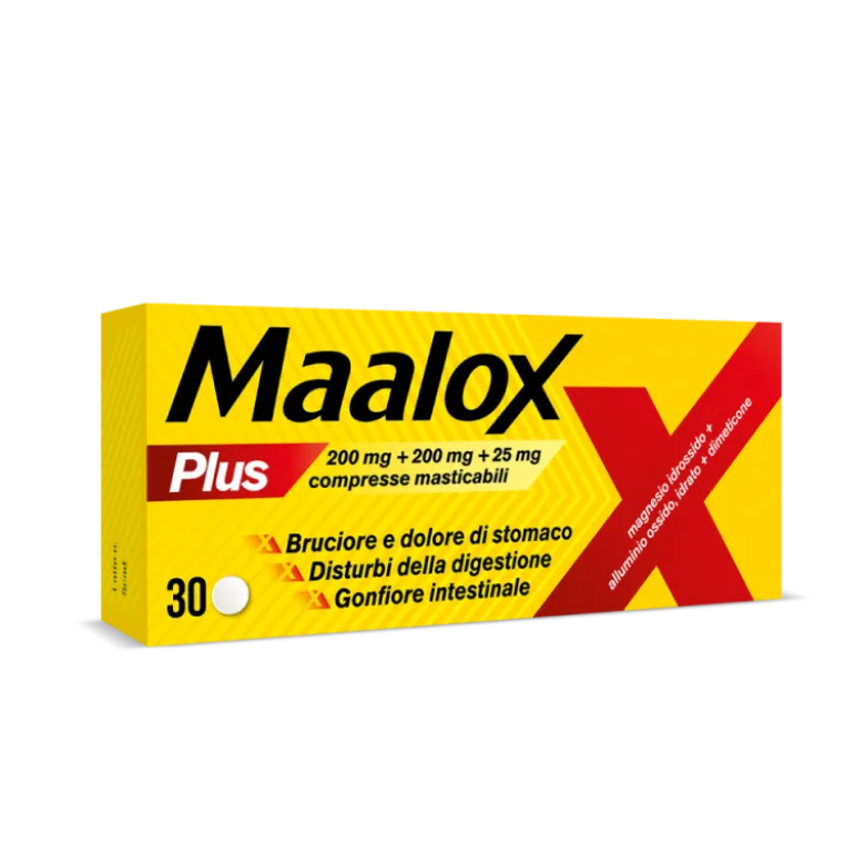 Maalox Plus 30 Compresse Masticabili
