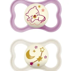 MAM Succhietto Air Night Silicone 16+ Rosa 2pz
