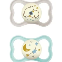 MAM Succhietto Air Night Silicone 16+ Verde 2pz