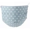 Mascherina Igienica Baby in TNT Lavabile 2 pezzi Colore Pois Azzurro