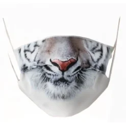 Mascherina Lavabile Bambini in TNT - Confezione singola - In cotone ipoallergenico - Mood Tigre