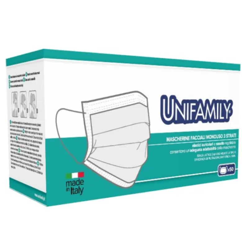 MASK CHIR.Cl.I AD Blu 50pz UNI