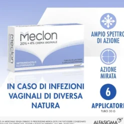 Meclon Crema Vaginale 30g 20%+4%