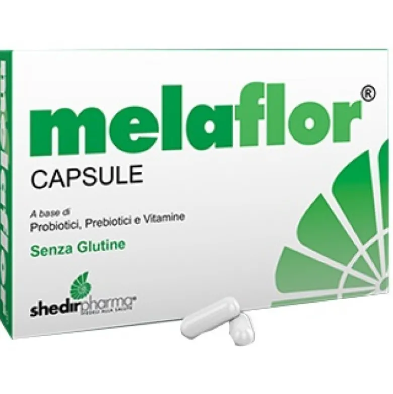 Melaflor - Integratore per l'equilibrio della flora batterica intestinale - 30 capsule