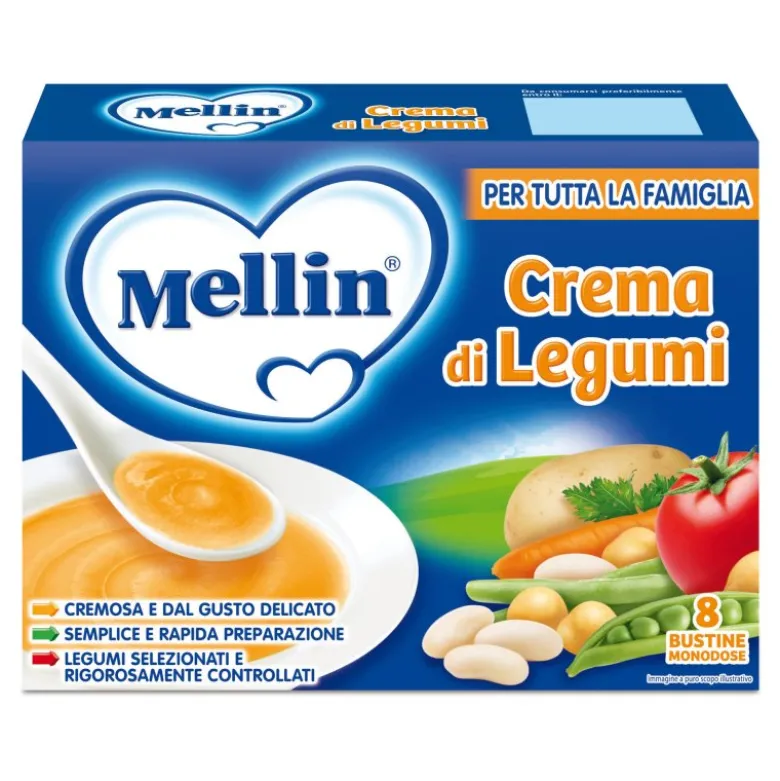 MELLIN Crema Legumi 13x8g