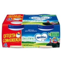 Mellin Omog Tacchino 4x80g
