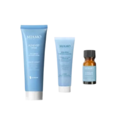 Miamo Cofanetto 2025 Protocollo Pelle a Tendenza Acneica - AHABHA purifying cleanser + Salicylic acid exfoliator 2% + Acnever cream