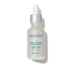 Miamo Longevity Plus Aging Defense Sunscreen Drops SPF50+ - Siero viso antietà con protezione solare molto alta - 30 ml