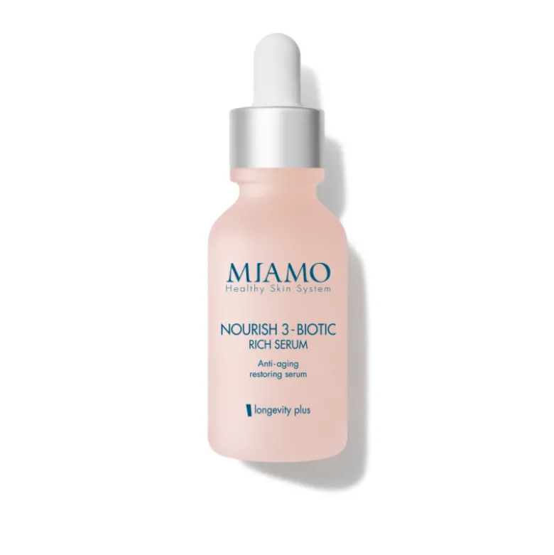 Miamo Longevity Plus Nourish 3-Biotic Rich Serum - Siero viso rigenerante anti-età - 30 ml