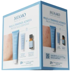 Miamo Protocollo Acnever Cream - Kit anti imperfezioni per pelle a tendenza acneica