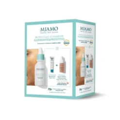 Miamo Protocollo Schiarente Illuminante e Protettivo - Pigment control Advanced siero 30 ml + Renewal peel serum 5 ml + Pigment defence sunscreen 10 ml