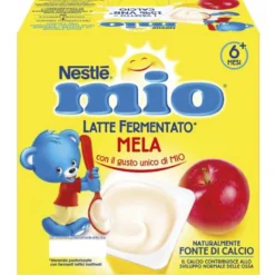 MIO Mer.Latte Ferm.Mela 4x100g