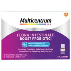 Multicentrum Duobiotico - Integratore per il benessere dell'intestino - 8 flaconcini