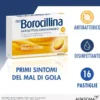 NeoBorocillina Antisettico Orofaringeo 16 Pastiglie Miele Limone
