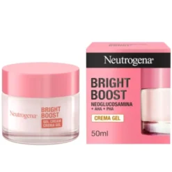Neutrogena Bright Boost Crema Gel - Crema viso illuminante per prime rughe - 50 ml