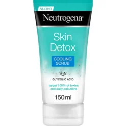 Neutrogena Detox Esfoliante ad Azione Rinfrescante - Trattamento purificante con acido glicolico - 150 ml