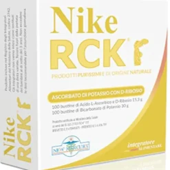 NIKE RCK Acido Ascorbico + Bicarbonato di Potassio + Ribosio 200 Buste (100 dosi)