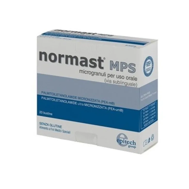 Normast MPS - Integratore per disturbi neuroinfiammatori - Microgranuli - 20 bustine sublinguali