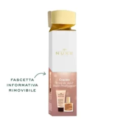 Nuxe Cofanetto di Natale 2024 Cracker Mani - Crema mani Reve De Miel 50 ml + mini Olio Prodigioso oro 10 ml