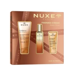 Nuxe Cofanetto di Natale Fragranza Iconica 2025 - Profumo Prodigioso + Olio doccia + Latte corpo profumato