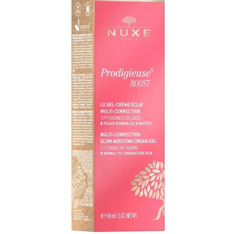 Nuxe Creme Prodigieuse Boost Crema Gel - Crema giorno multi-correzione per prime rughe - 40 ml