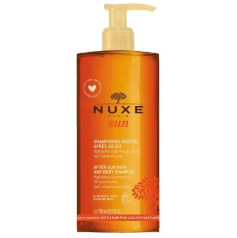 Nuxe Sun Shampoo Doccia Doposole - Detergente rinfrescante e profumato - 750 ml